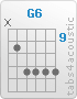 Chord G6 (x,10,12,12,12,12)